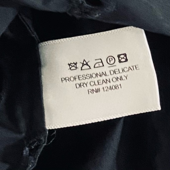 PROENZA Schouler Embroidered Button Down Blouse Cut Out Tie Back Tunic Coastal - Picture 9 of 14